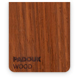 FLUX Wood Padouk 3mm  - 3/5 sheets