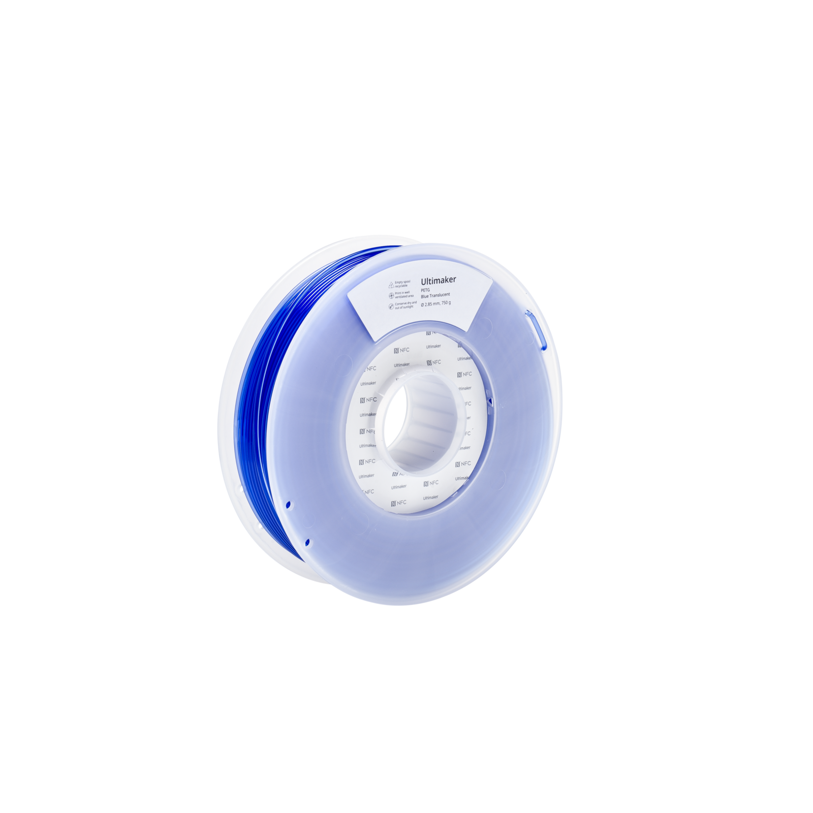 UltiMaker PETG Blauw Doorschijnend