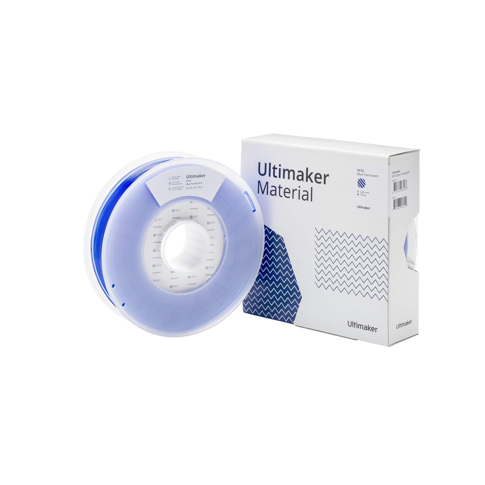 UltiMaker PETG Blauw Doorschijnend