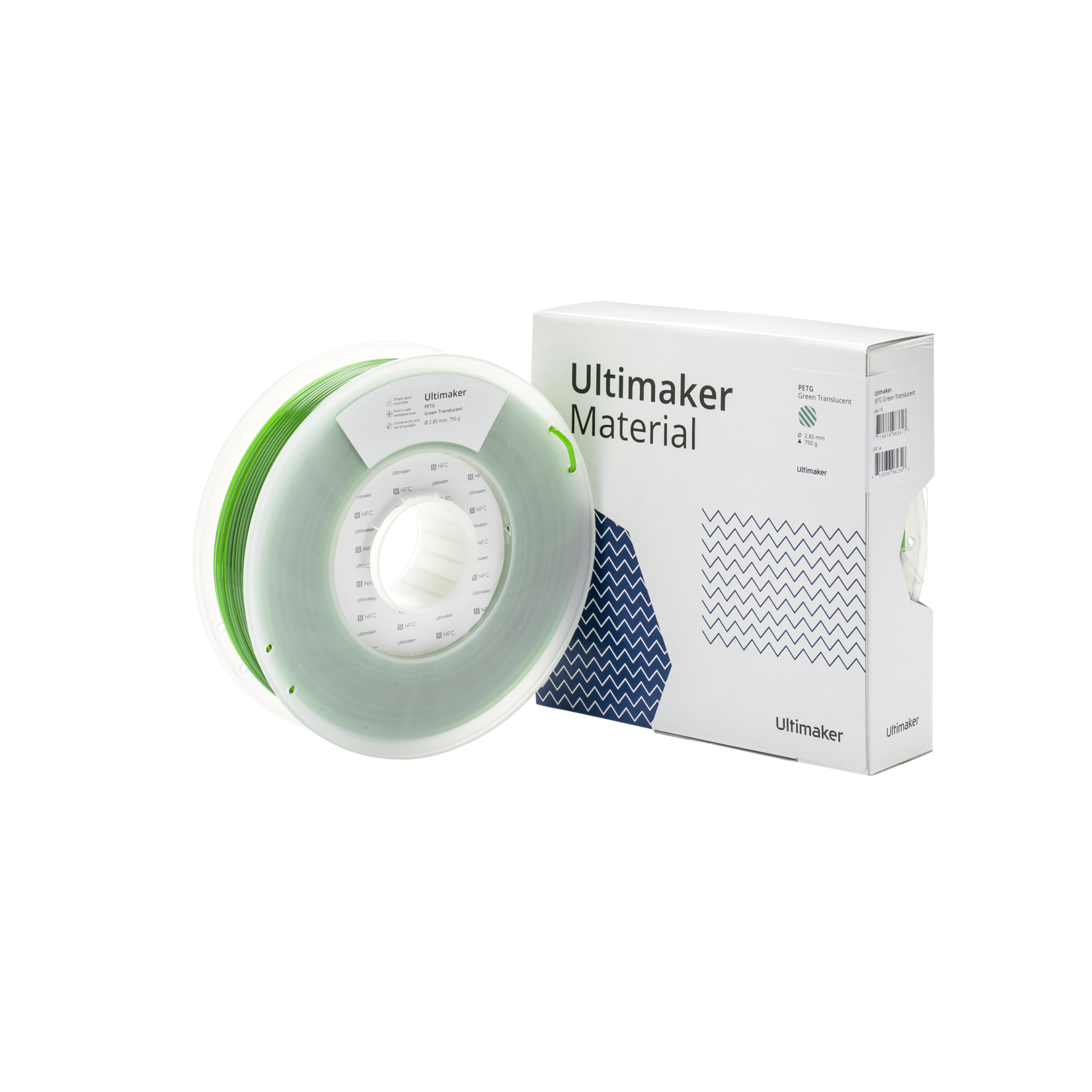 UltiMaker PETG Groen Doorschijnend