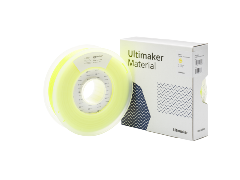 UltiMaker PETG Yellow Flourescent/Translucent