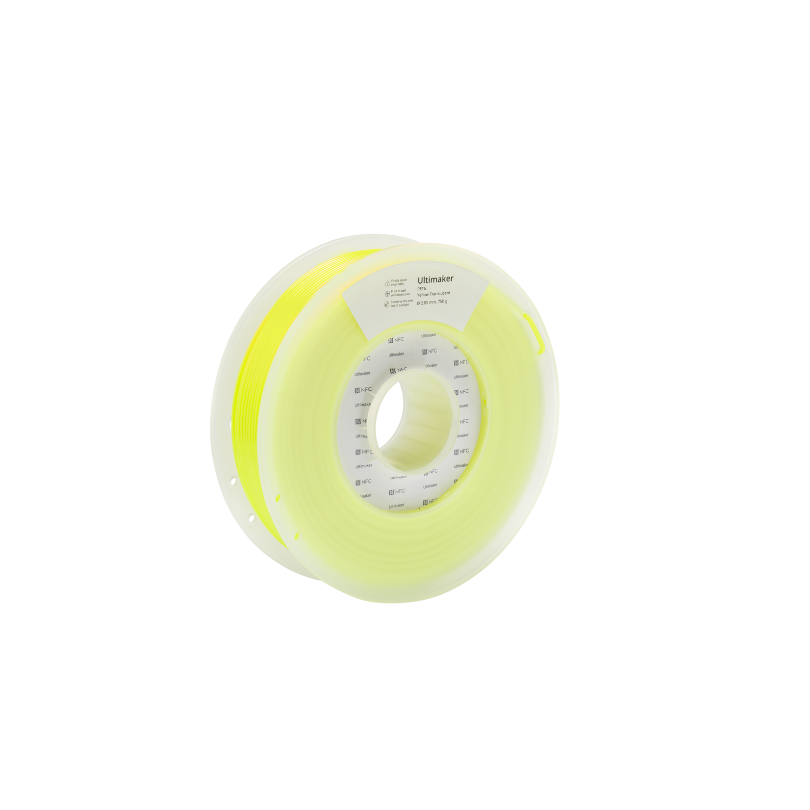 UltiMaker PETG - Geel fluorescerend/doorschijnend