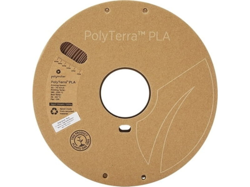 Polymaker Polyterra PLA Aarde Bruin 1.75 mm