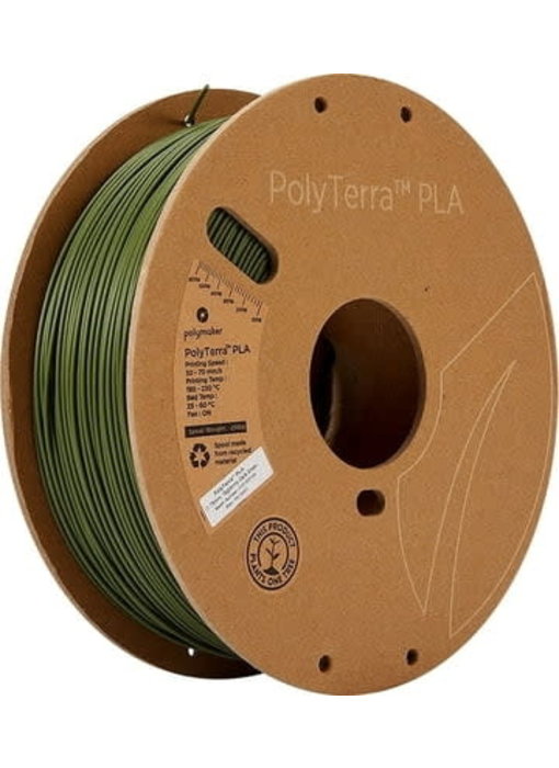 Polymaker Polyterra PLA Army Donker Groen 1.75 mm