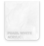 FLUX Acrylic Pearl White 3mm - 3/5 sheets