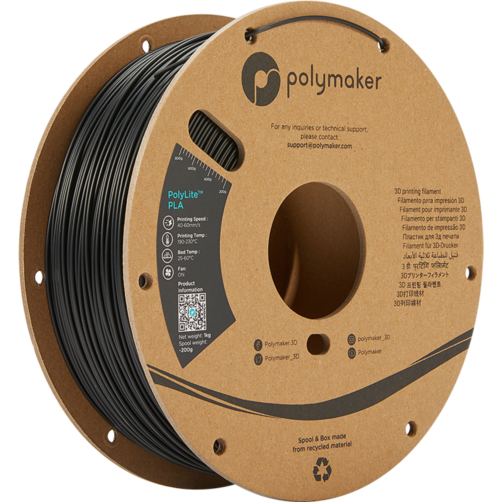 Polymaker Polylite PLA Black