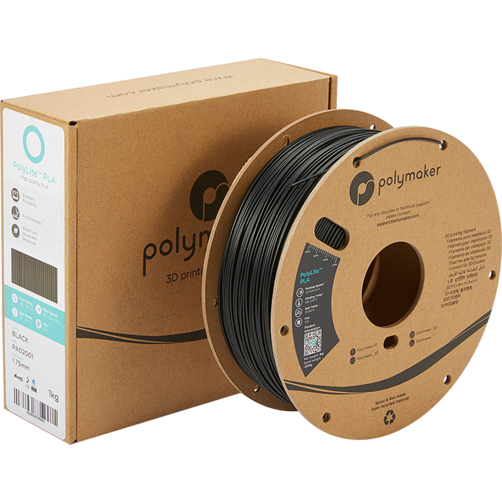 Polymaker Polylite PLA Black