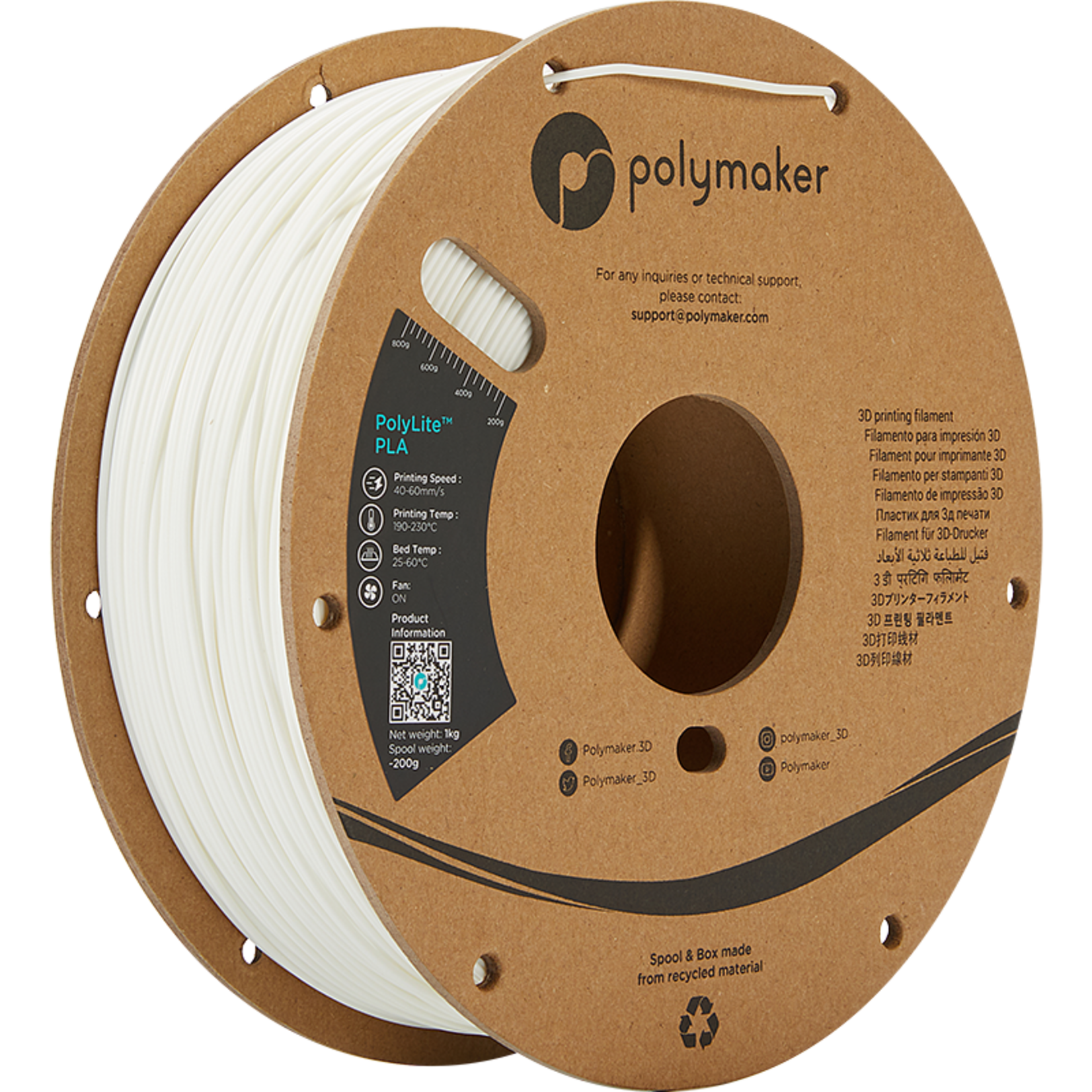 Polymaker Polylite PLA White