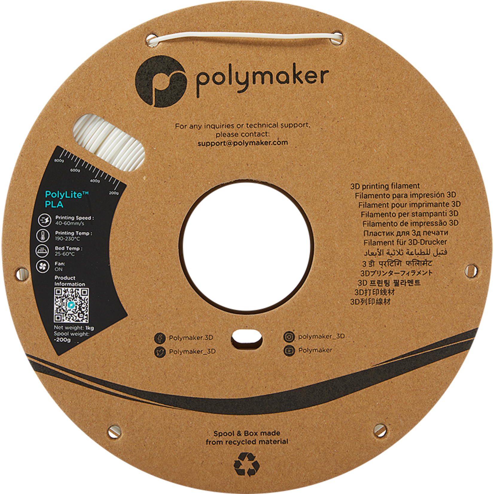 Polymaker Polylite PLA White