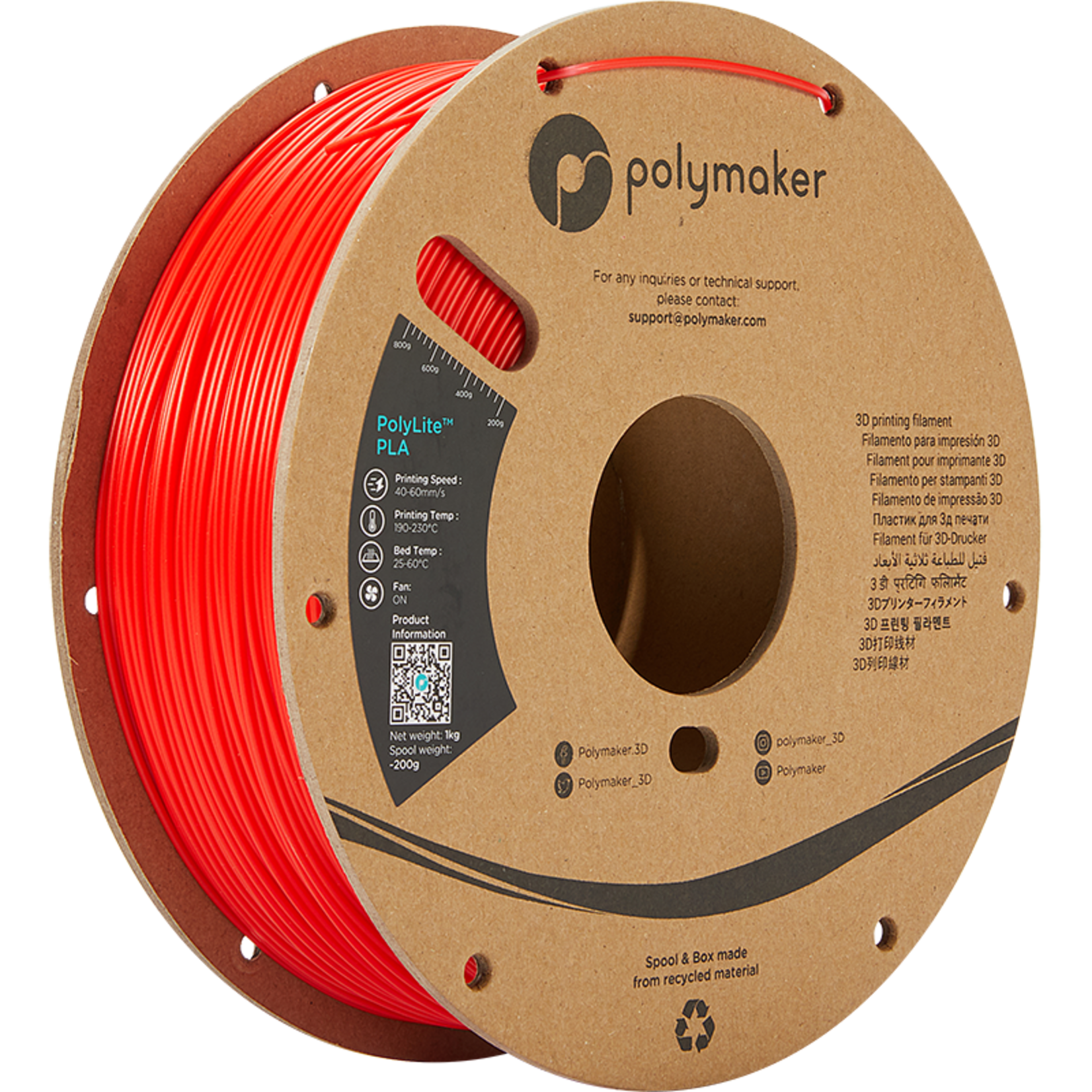 Polymaker Polylite PLA Red