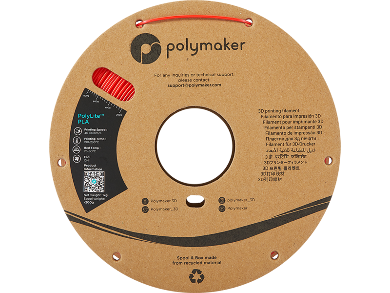 Polymaker Polylite PLA Red