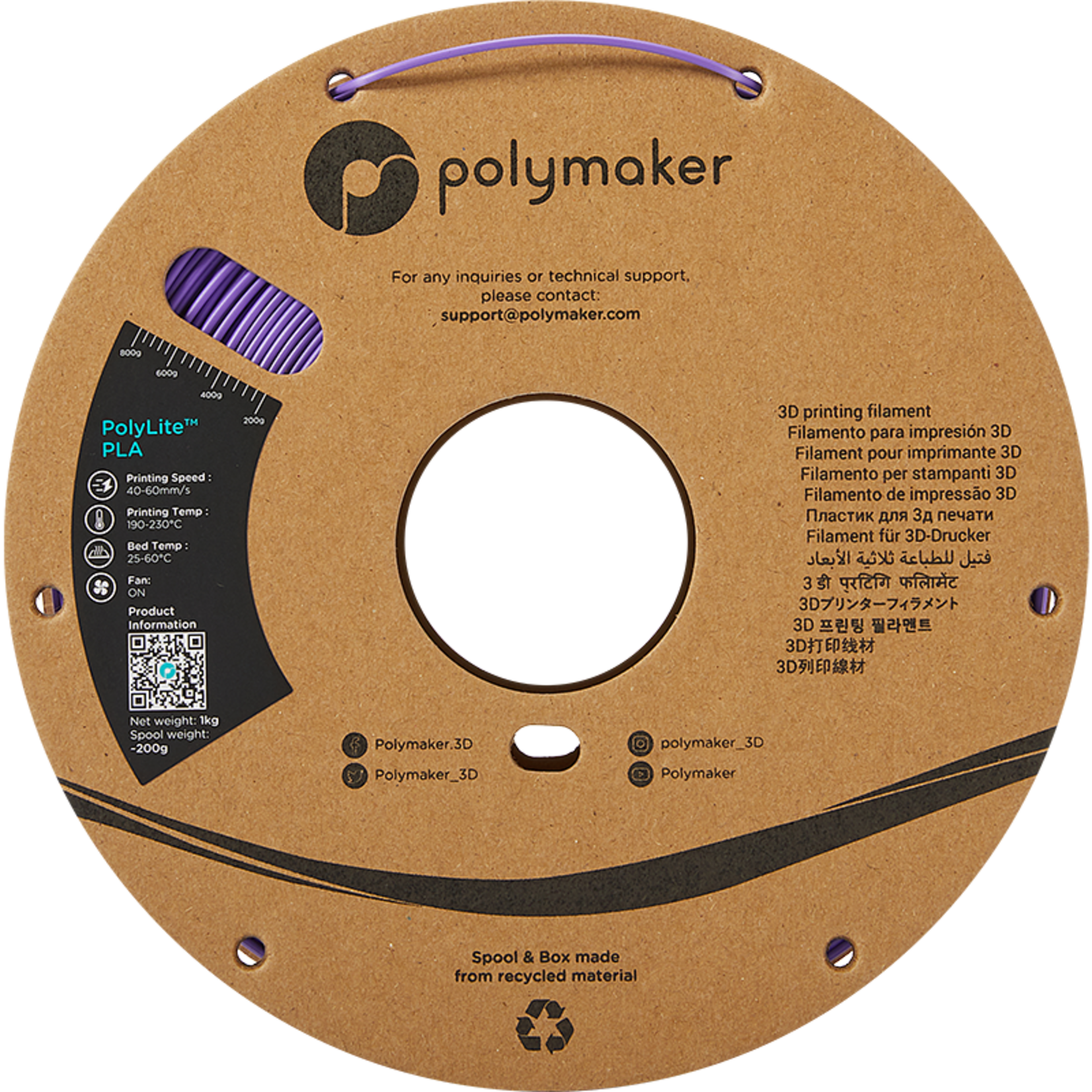 Polymaker Polylite PLA Paars