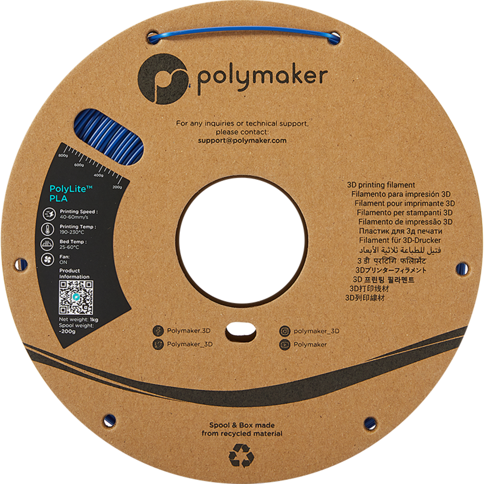 Polymaker Polylite PLA Blue