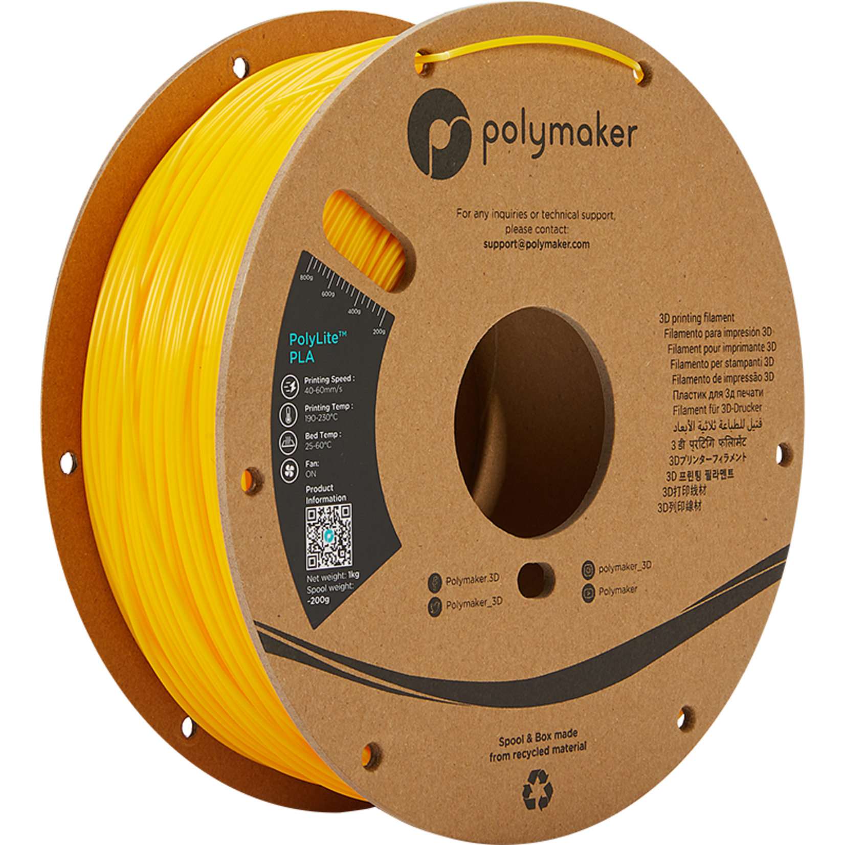 Polymaker Polylite PLA Yellow