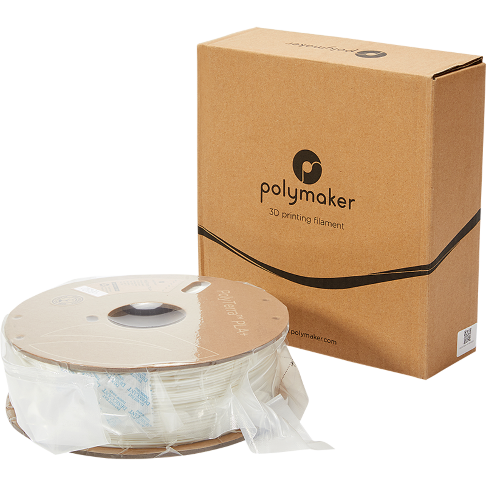 Polymaker Polyterra PLA+ - White - 1.75 mm Sold out =Sold out