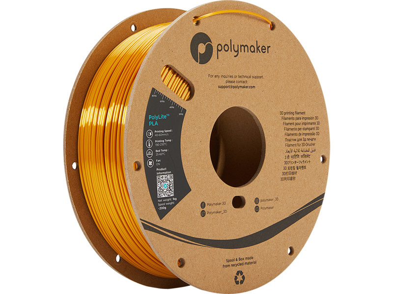 Polymaker Polylite PLA Silk Goud 1.75mm