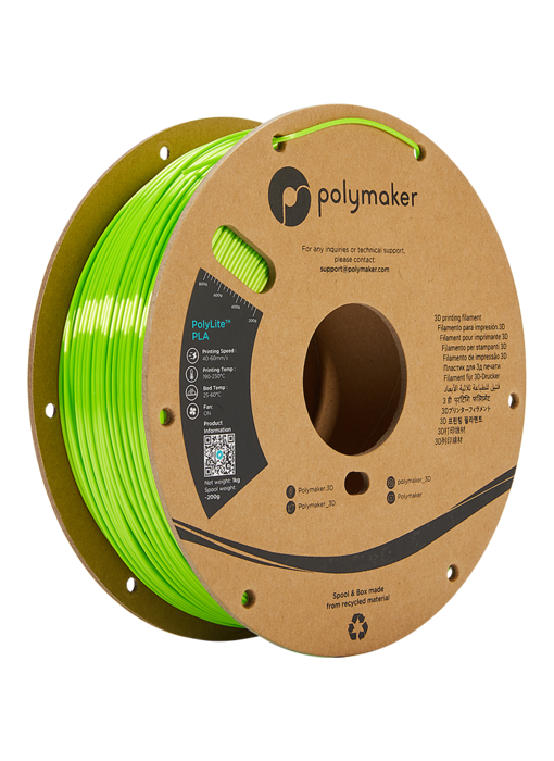 Polymaker Polylite PLA Silk Lime 1.75mm