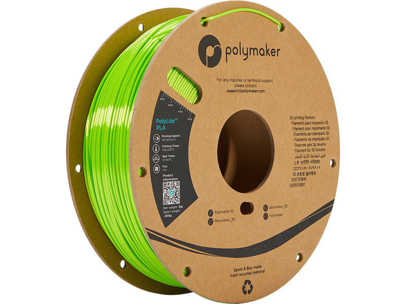 Polymaker Polylite PLA Silk Lime 1.75mm