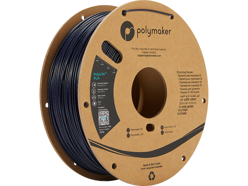 Polymaker Polylite PLA Galaxy Donkerblauw 1.75mm