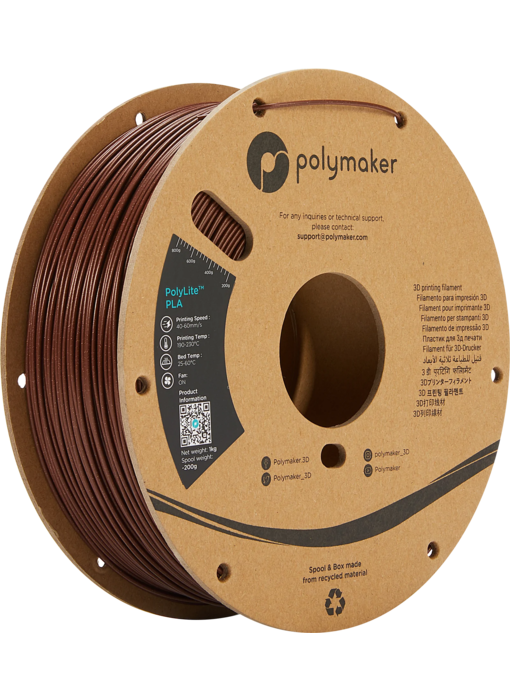 Polymaker Polylite PLA Galaxy Donkerrood 1.75mm Op = Op