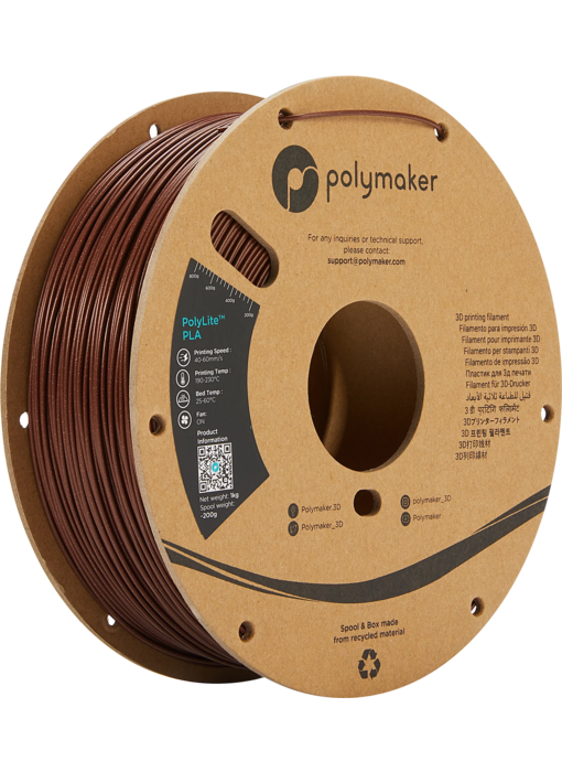 Polymaker Polylite PLA Galaxy Donkerrood 1.75mm