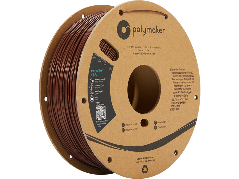 Polymaker Polylite PLA Galaxy Donkerrood 1.75mm Op = Op