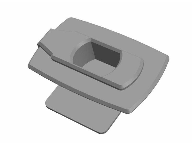 UltiMaker S5PKG Box Locking Clip UM S3 & S5 (206688) OP = wordt vervangen door bundel