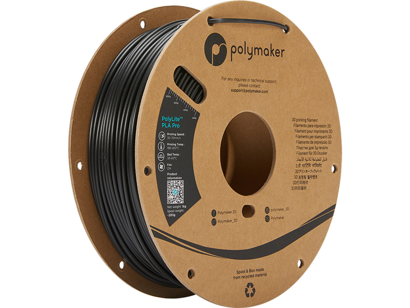 Polymaker Polylite PLA Pro Zwart