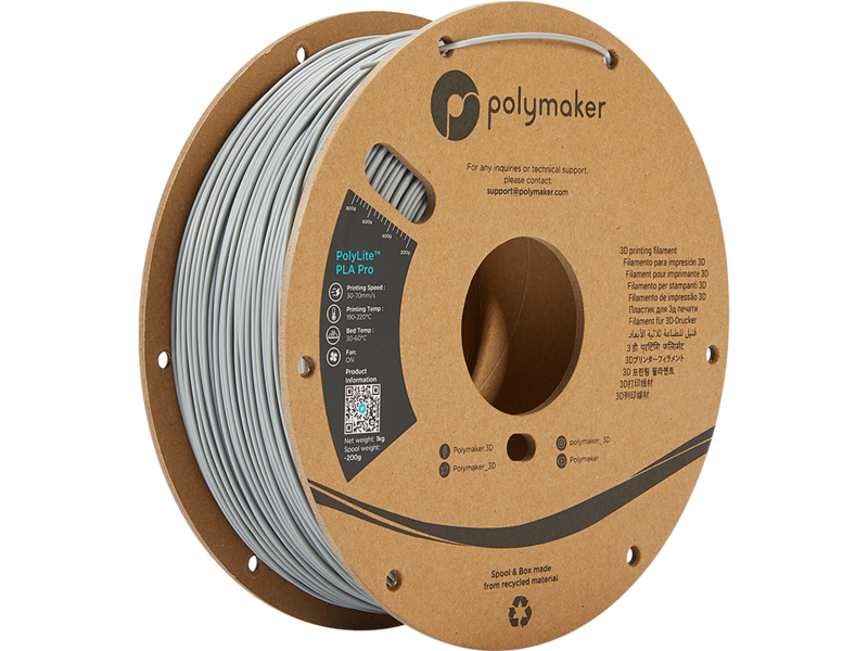 Polymaker Polymaker Polylite PLA Pro Grijs