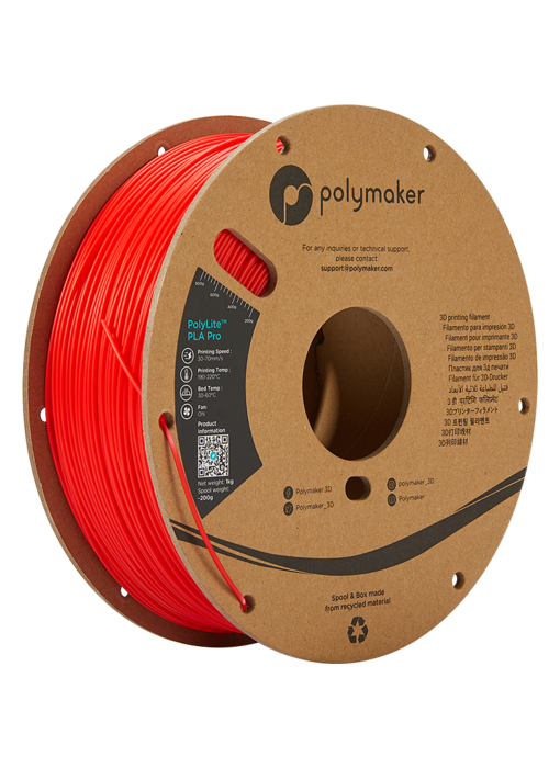 Polymaker Polylite PLA Pro Rood 1.75 mm