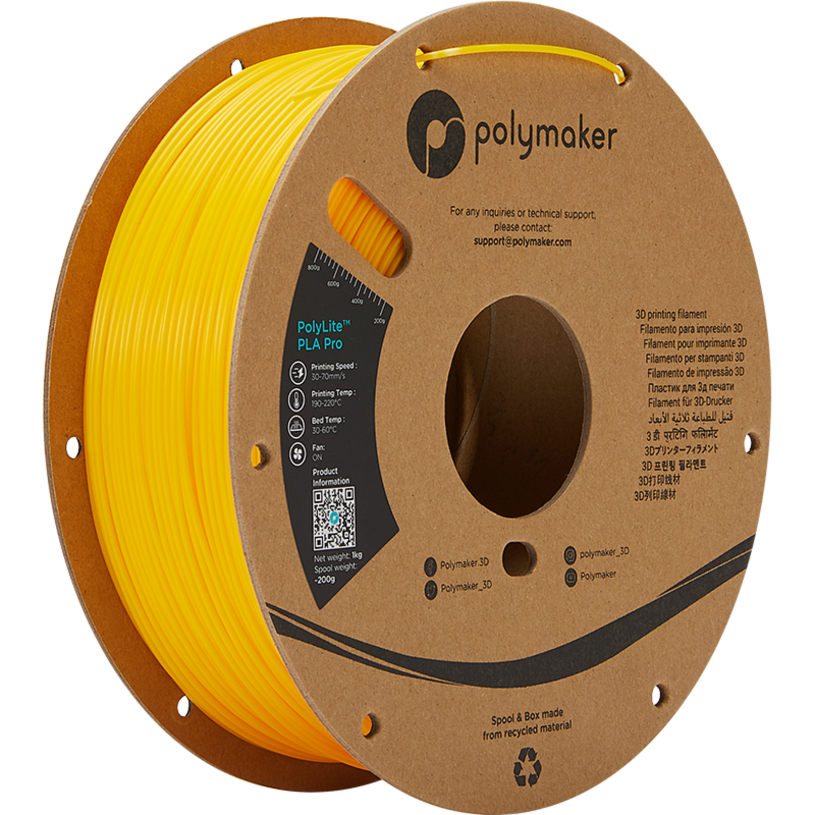 Polymaker Polylite PLA Pro Yellow