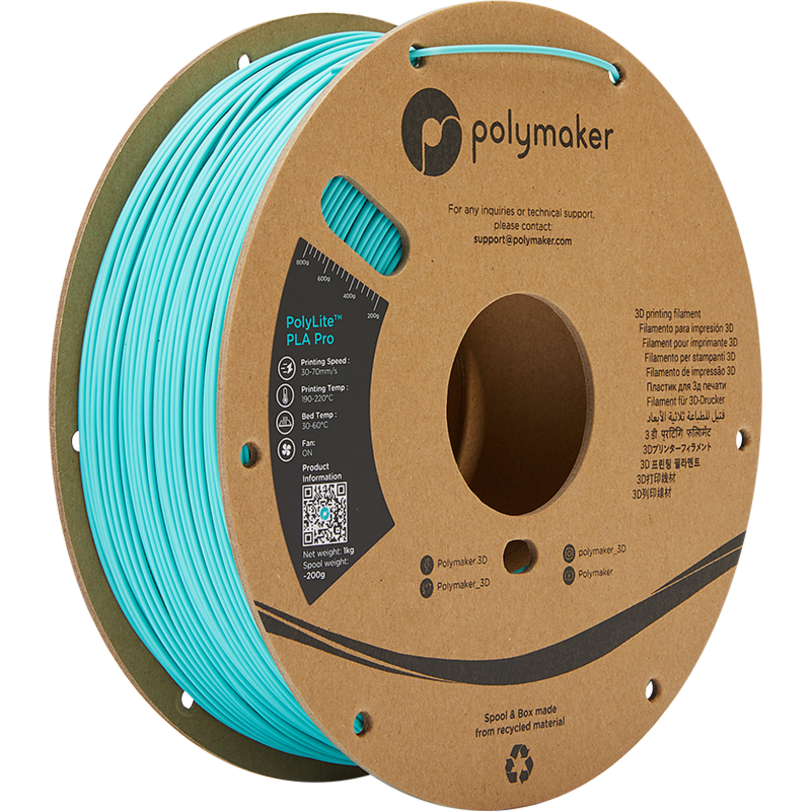 Polymaker Polylite PLA Pro - Teal