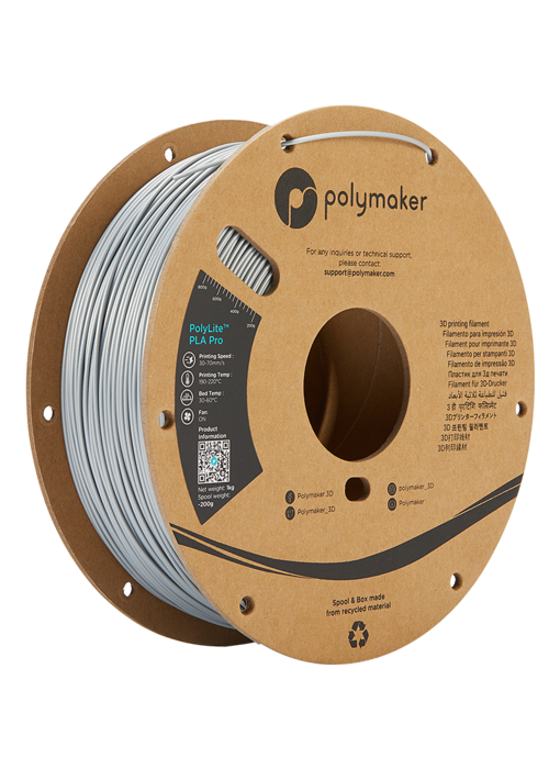 Polymaker Polylite PLA Pro Zilver 1.75 mm