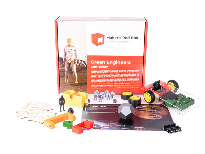 Maker's Red Box Green Engineer Teacher's Box