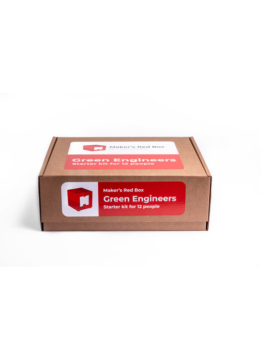 Maker's Red Box Green Engineer Supplies Refill Kit (24)