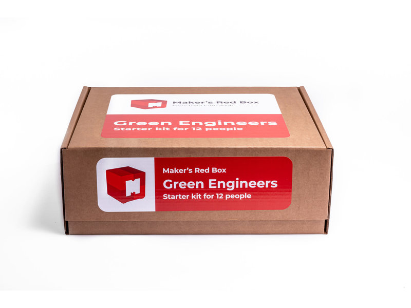 Maker's Red Box Green Engineer Supplies Refill Kit (24)