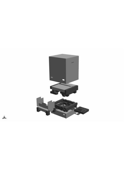UltiMaker Box Assembly UM S3 (216949) OP = wordt vervangen door bundel