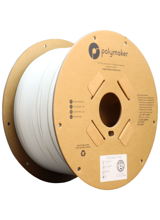 Polymaker Polyterra PLA Cotton White 3 kg