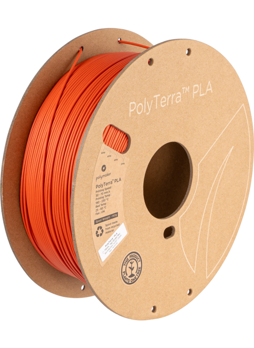 Polymaker Polyterra PLA Muted Rood 1.75 mm Op = Op