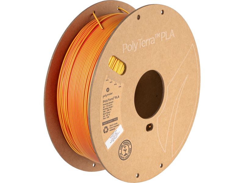 Polymaker PolyTerra PLA Dual Sunrise (Red-Yellow) 1.75 mm