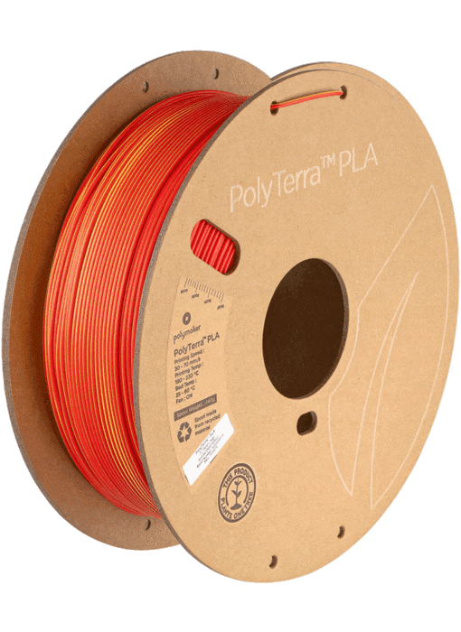 Polymaker PolyTerra PLA Dual Sunrise (Red-Yellow) 1.75 mm