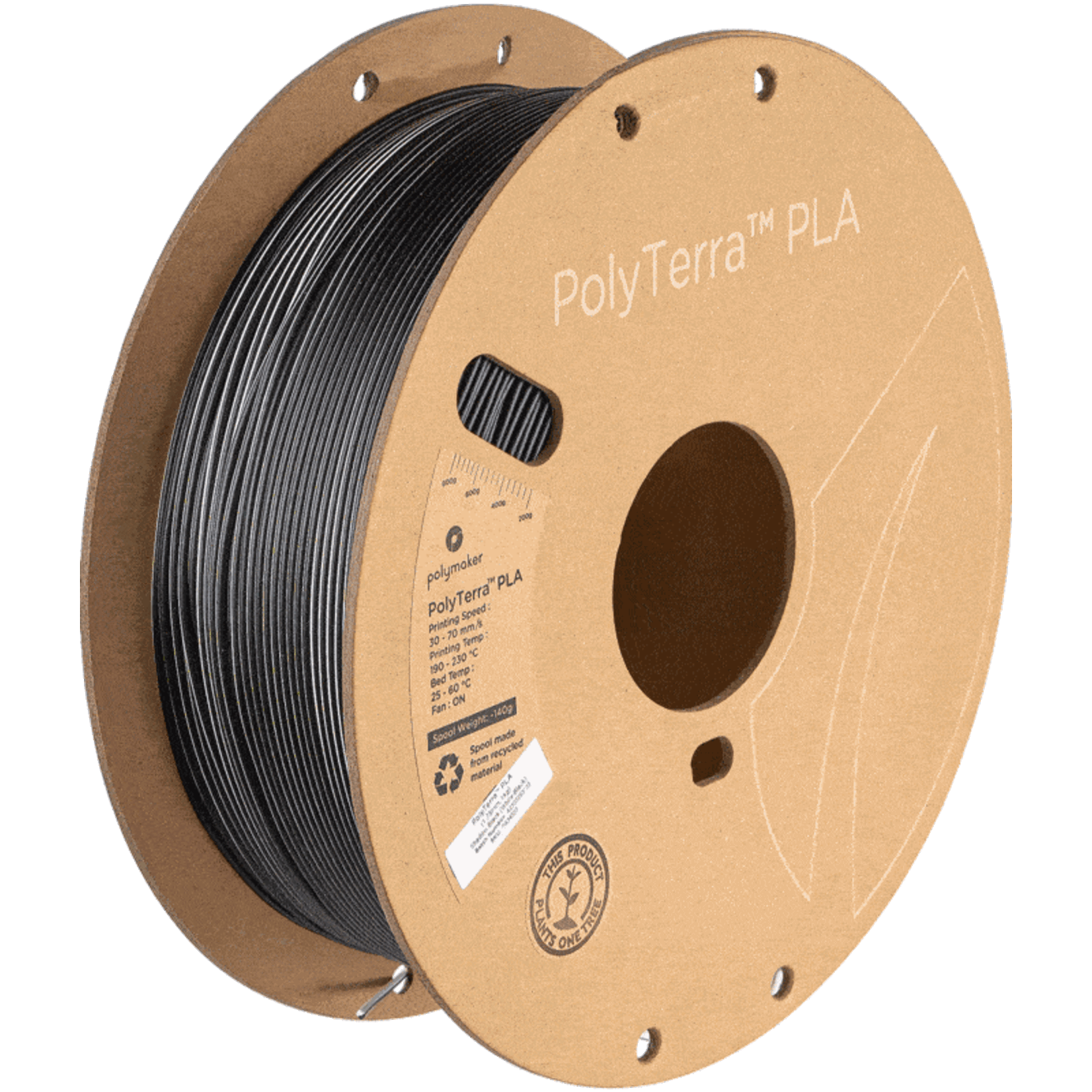 Polymaker PolyTerra PLA Dual Shadow Black (White-Black) 1.75 mm