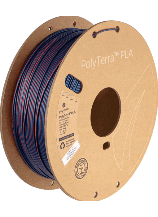 Polymaker PolyTerra PLA Dual  Mixed Berries (Red-Dark Blue) 1.75 mm