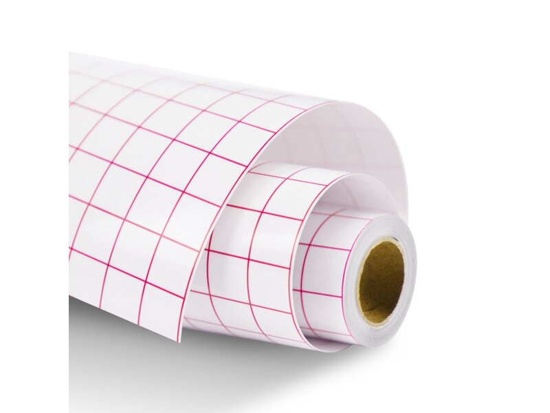 LOKLiK Grid Transfer Tape Roll - Red - 30 x 300 cm