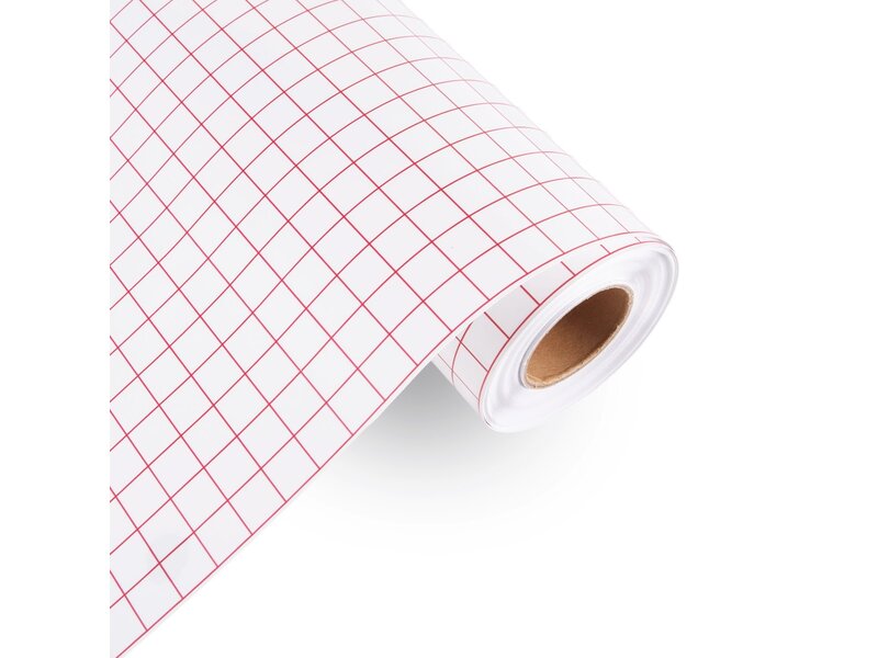 LOKLiK Grid Transfer Tape Roll - Red - 30 x 300 cm