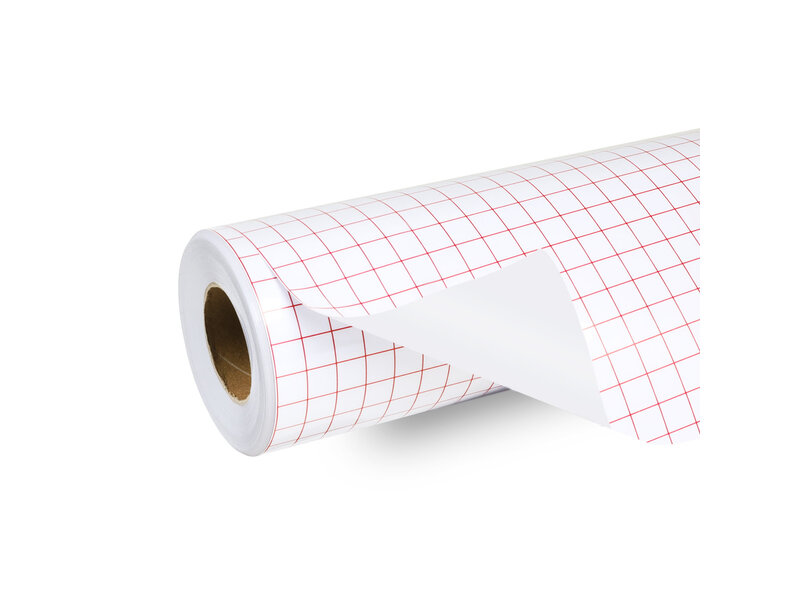 LOKLiK Grid Transfer Tape Roll - Red - 30 x 300 cm