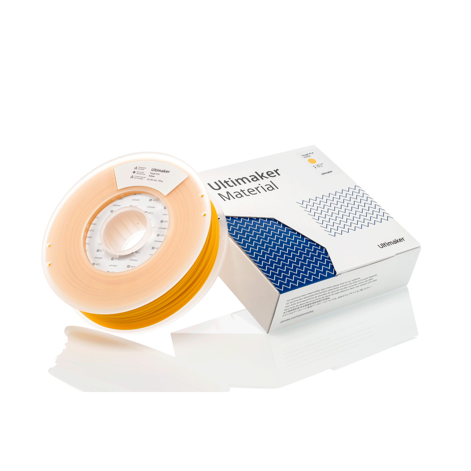 UltiMaker Ultimaker Tough PLA Geel (NFC)