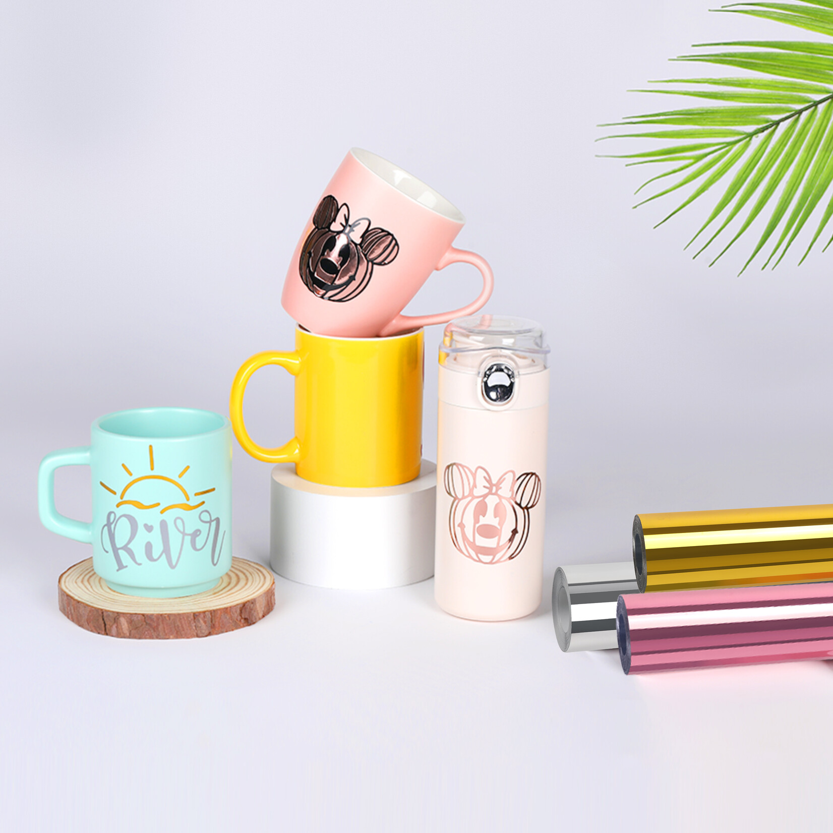 LOKLiK Permanent Adhesive Vinyl Mirror Metallic - Silver - 30.5 x 180 cm