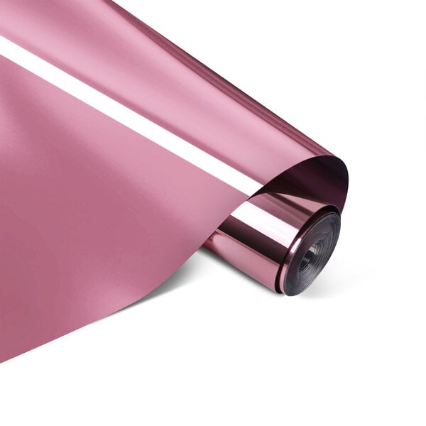 Adhesive vinyl in mirror metallic colours