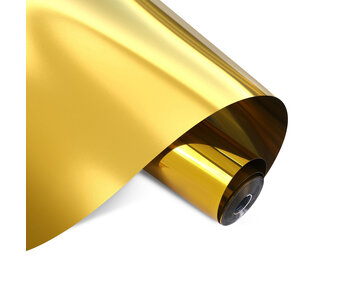 LOKLiK Permanent Adhesive Vinyl Mirror Metallic - Gold - 30.5 x 180 cm